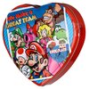 Super Mario Heart Tin With Milk Chocolate 102g