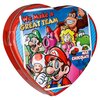 Super Mario Heart Tin With Milk Chocolate 102g