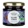 Saveurs Attitudes Myrtille 4 Baies Bio - áfonyalekvár borskeverékkel 125g image Saveurs Attitudes Myrtille 4 Baies Bio - áfonyalekvár borskeverékkel 125g