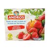 Andros* Apple Strawberry Vegan Fruit Desserts 4x100g