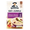 Quaker Oat So Simple Sultanas, Raisins, Cranberry & Apple 385g image Quaker Oat So Simple Sultanas, Raisins, Cranberry & Apple 385g