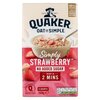 Quaker Oat So Simple Strawberry no added sugar 260g image Quaker Oat So Simple Strawberry no added sugar 260g