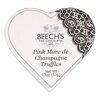 Beech's Pink Marc de Champagne truffle heart box 37g image Beech's Pink Marc de Champagne truffle heart box 37g