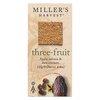 Millers Harvest Three-fruit Crackers 125g image Millers Harvest Three-fruit Crackers 125g