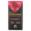 Divine Dark Chocolate Raspberries 70% 90g  image Divine Dark Chocolate Raspberries 70% 90g