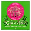 Willie's Ginger-Lime dark chocolate 50g