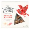 Higher Living Bio vanílás-rebarbarás tea 50g