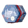 Venchi Christmas Anna higgie hexagonal metal tin 148g