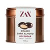 Zax Cukormentes manduladrazsé étcsokoládéban 130g