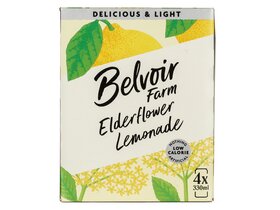 Belvoir Farm Sparkling Elderflower 4x330ml