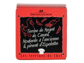 Ducs de Gascogne Duck breast terrine with whole-grain mustard and espelette pepper 65g