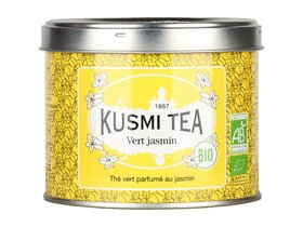 Kusmi Bio jázminos szálas zöld tea 90g image Kusmi Bio jázminos szálas zöld tea 90g
