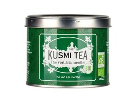 Organic Spearmint green tea -  Metal tin 100gr