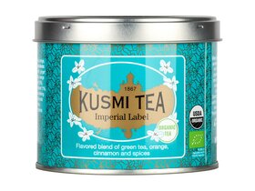 Kusmi Bio Imperial Label szálas zöld tea naranccsal, fahéjjal és fűszerekkel 100g