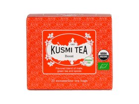 Kusmi Organic Boost - Box of 20 Mousseline Tea Bags - 40g