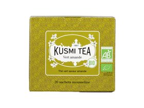 Kusmi tea Mandulával ízesített bio zöld tea 20 filter 40g