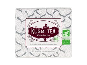 Kusmi Organic White Berries - Box of 20 muslin tea bags 40g image Kusmi Organic White Berries - Box of 20 muslin tea bags 40g