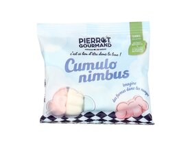 Pierrot Gourmand „Cumulonimbus” gyümölcsízű gumicukor adagolóban (40 tasak) 840g