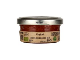 Kaviari Bio Lazacpisztráng kaviár 50g image Kaviari Bio Lazacpisztráng kaviár 50g