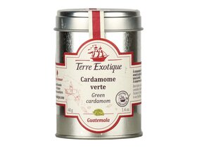 Terre Exotique zöld kardamom  Elettaria cardamomum  40g image Terre Exotique zöld kardamom  Elettaria cardamomum  40g