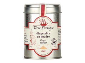 Terre Exotique őrölt gyömbér Zingiber officinale 50g image Terre Exotique őrölt gyömbér Zingiber officinale 50g