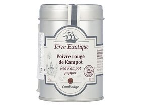 Terre Ex. Poivre Rouge Kampot bors vörös egész 50g image Terre Ex. Poivre Rouge Kampot bors vörös egész 50g