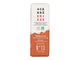 Carré Suisse Lait Caramel Sel de Guérande BIO No13 40g