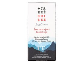 Carré Suisse Extra Noir 80% - Sélection du Panama No added sugar 90g