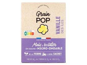 Grain Pop Vanille popcorn 160g image Grain Pop Vanille popcorn 160g
