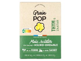 Grain Pop Thym & Zaatar popcorn 168g