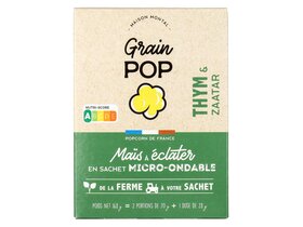 Grain Pop Thym & Zaatar popcorn 168g image Grain Pop Thym & Zaatar popcorn 168g