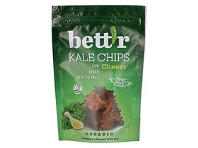 Bett'r Organic Kale Chips with Vegan cheese & pepper 30g