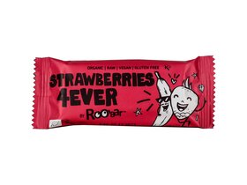 Roobar Strawberries 4ever Bio vegán gyümölcsszelet eperrel és banánnal 30g