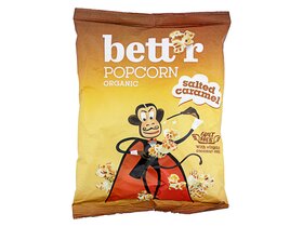 Bett'r Organic Popcorn with Salted Caramel 60g image Bett'r Organic Popcorn with Salted Caramel 60g