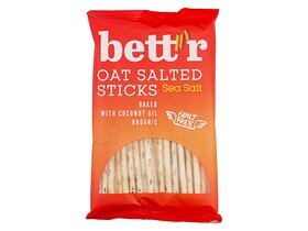 Bett'r Organic Oat Sticks Sea Salt 50g