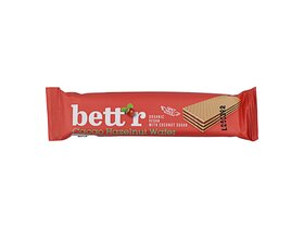 Bett'r Organic Hazelnut cacao cream-filled wafer 30g