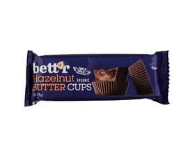 Bett'r Bio mogyorókrémmel töltött csokoládés korongok 39g