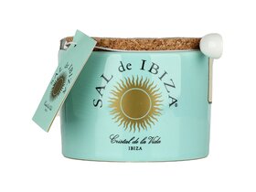 Sal de Ibiza Fleur de Sel, ceramic pot 150g image Sal de Ibiza Fleur de Sel, ceramic pot 150g
