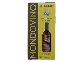 Miller's Mondovino Greek Olive crackers 125g