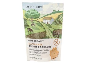 Millers Gluten-free Cheddar Crackers 45g