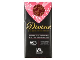 Divine Étcsokoládé rózsaszín himalája sóval 60% 90g