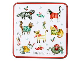 Gwilds Embossed Merry Meowmas Tin 160g