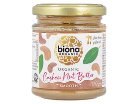 Biona Organic Cashew Butter Smooth 170g image Biona Organic Cashew Butter Smooth 170g