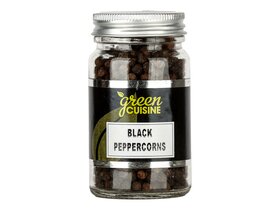 Green Cuisine fekete bors egész üveg 65g  image Green Cuisine fekete bors egész üveg 65g
