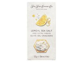 Fine Cheese Lemon, Sea Salt and EVOO Crackers 125g