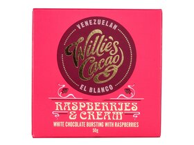 Willie's Cacao El Blanco Raspberries & Cream 50g
