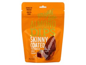 Mighty Fine Almond Dips Milk Chocolate Salted Caramel 75g