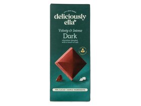 Deliciously Ella Dark Vegan Chocolate with salt 75g