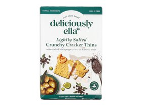 Deliciously Ella Vegán kréker keksz olívaolajjal, tengeri sóval, borssal és magvakkal 100g