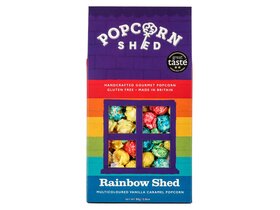 Popcorn Shed Rainbow Multicoloured Vanilla Caramel Popcorn 80g image Popcorn Shed Rainbow Multicoloured Vanilla Caramel Popcorn 80g